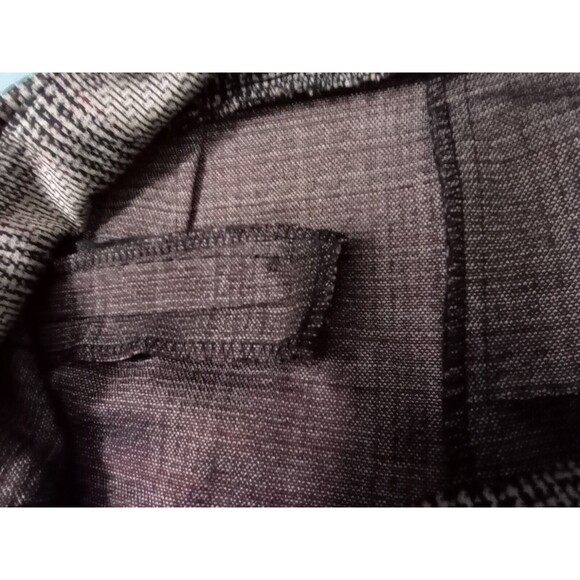 Soho Plaid Stretch Ankle Pants Pull On Pencil Dark Academia Fall Career Medium - Picture 10 of 13